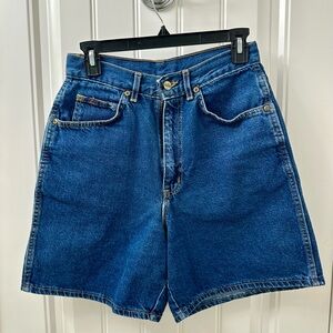 VTG Chic High Waist Blue Denim Women's Shorts